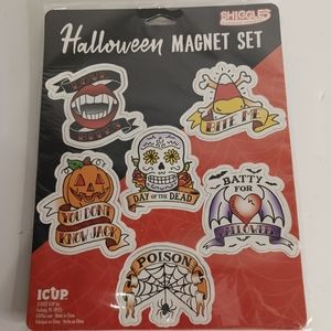 Set of 6 Halloween magnets